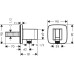 Шлангове з’єднання hansgrohe FixFit Q, 26887670