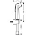 Гігієнічний душ зі шлангом і тримачем hansgrohe Bidette, 29234000