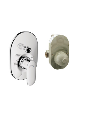 Змішувач прихованого монтажу для ванни з прихованою частиною hansgrohe Vernis Blend, 71473000
