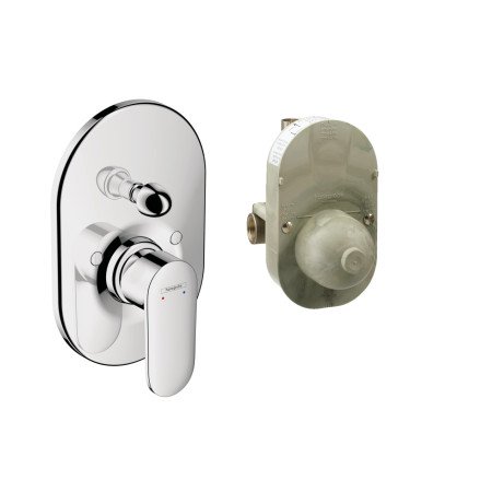 Змішувач прихованого монтажу для ванни з прихованою частиною hansgrohe Vernis Blend, 71473000