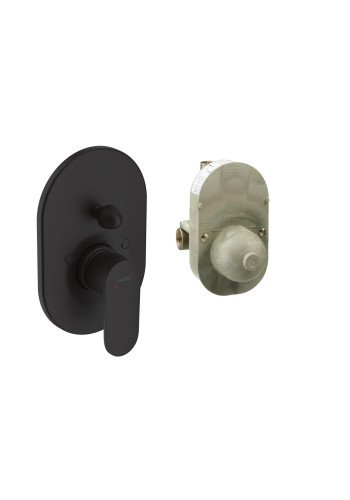 Змішувач прихованого монтажу для ванни з прихованою частиною hansgrohe Vernis Blend, 71473670