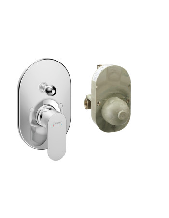 Змішувач прихованого монтажу для ванни з прихованою частиною hansgrohe Rebris S, 72448000