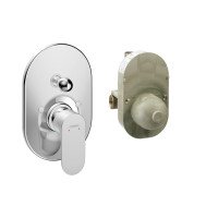 Змішувач прихованого монтажу для ванни з прихованою частиною hansgrohe Rebris S, 72448000