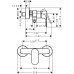 Змішувач для душу hansgrohe Rebris S, 72640670