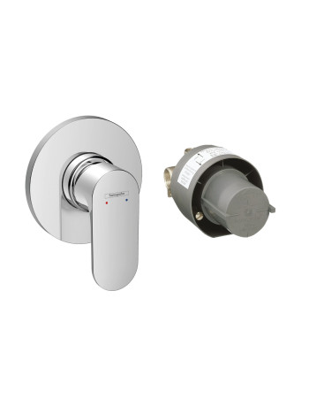 Змішувач прихованого монтажу для душу з прихованою частиною hansgrohe Rebris S, 72648000