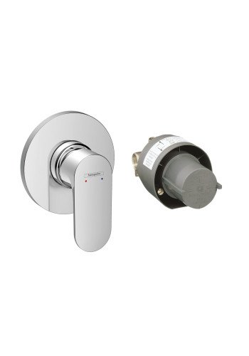 Змішувач прихованого монтажу для душу з прихованою частиною hansgrohe Rebris S, 72648000