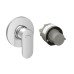 Змішувач прихованого монтажу для душу з прихованою частиною hansgrohe Rebris S, 72648000