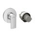 Змішувач прихованого монтажу для душу з прихованою частиною hansgrohe Rebris E, 72658000